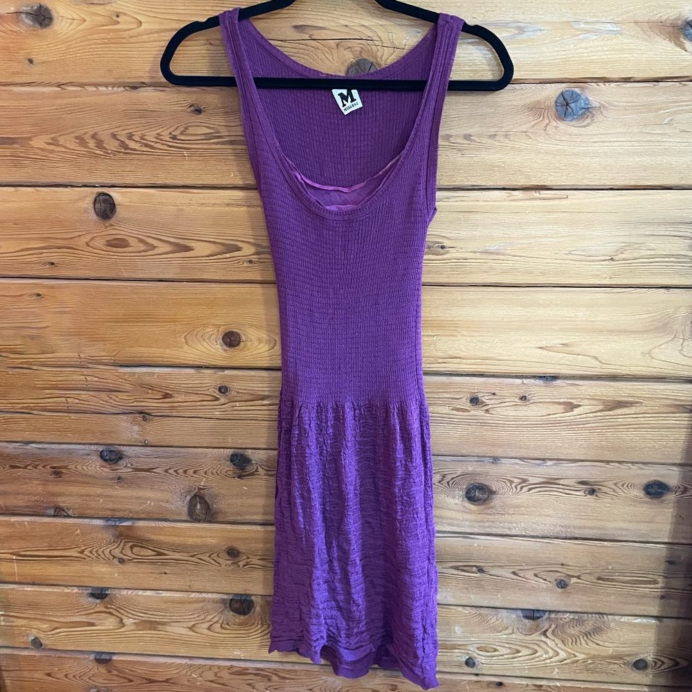 MISSONI Purple Wool Dress